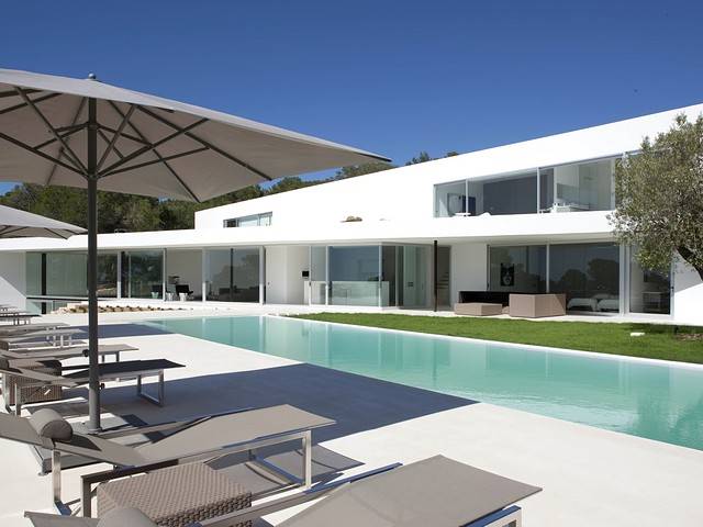 Exclusive villa in Ibiza close to the beach at Punta Galera