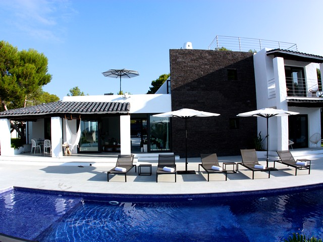 pool and villa